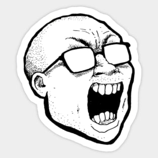 Anthony Fantano Melon Head Sticker